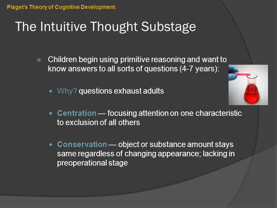 Cognitive Approaches Piaget s Theory of Cognitive Development